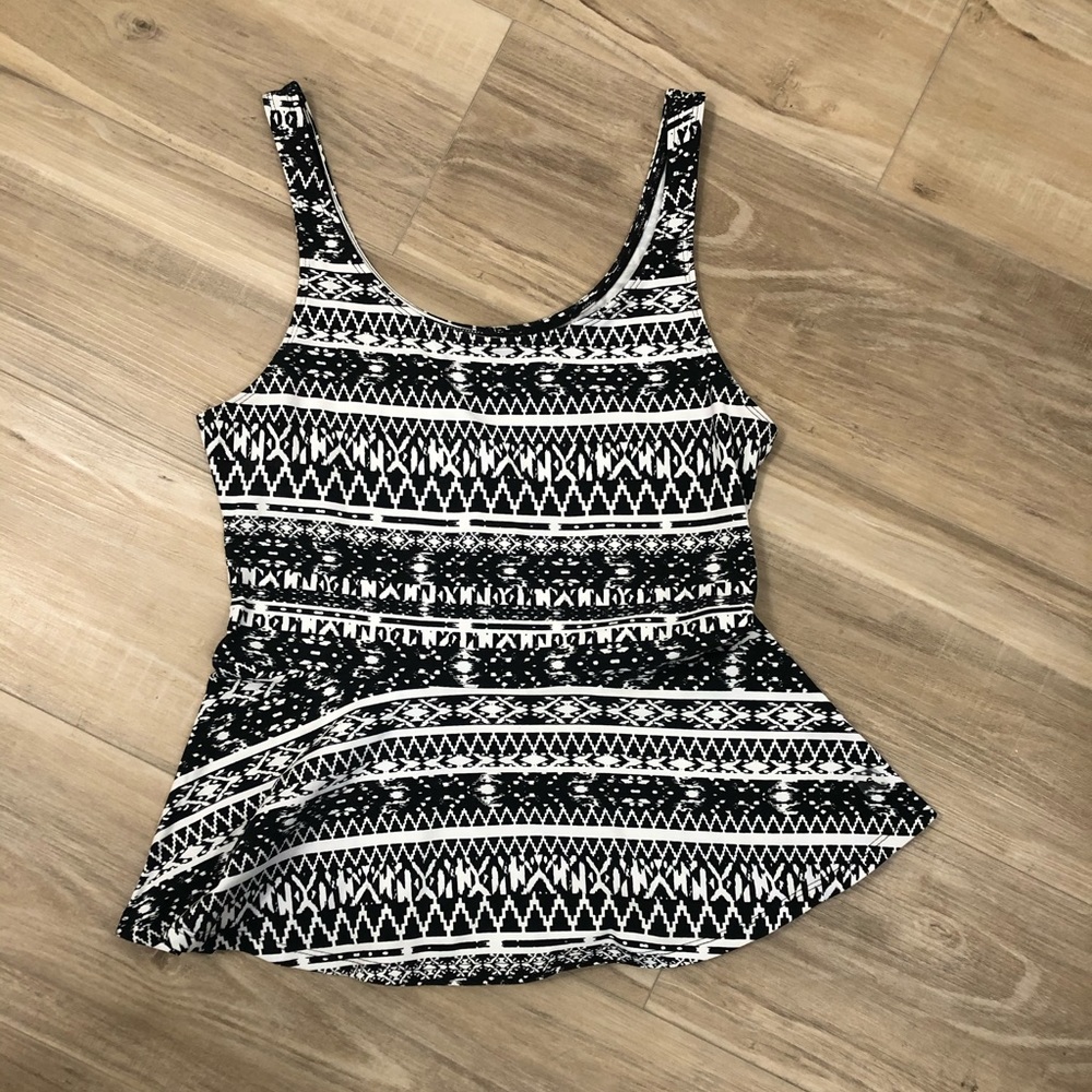 Peplum tank